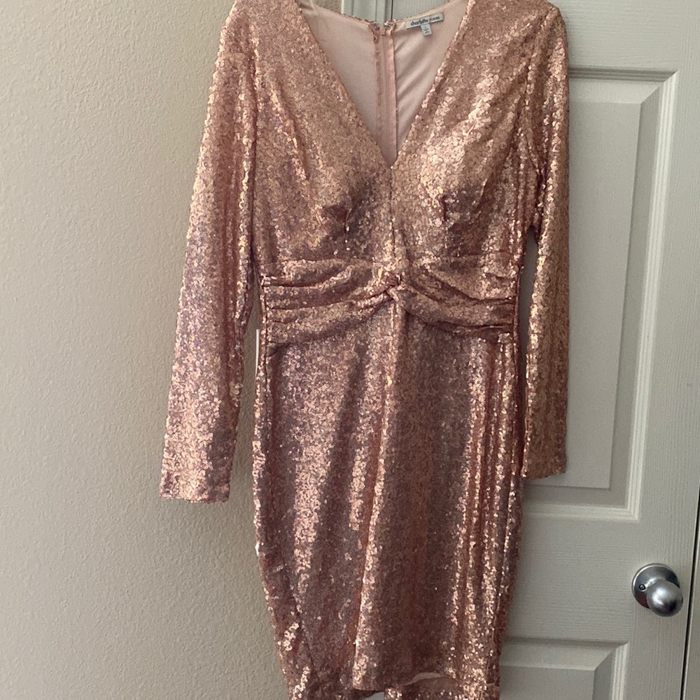 Rose gold dress